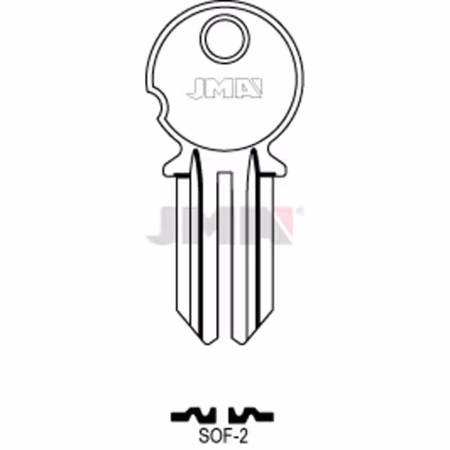 LLAVE JMA ACERO-C (SOF-2)