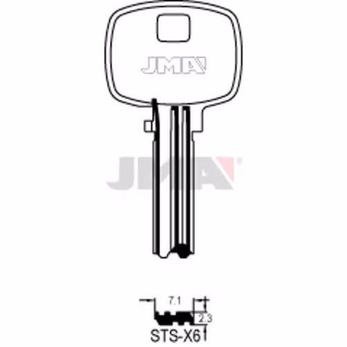 LLAVE JMA LATON SEGURIDAD (STS-X6)