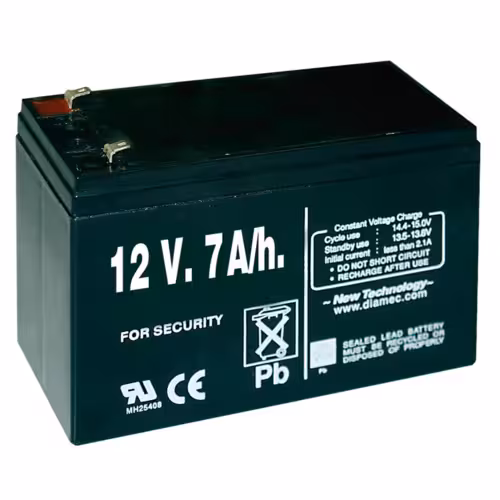 PILA RECARGABLE 12 V. 7A/h