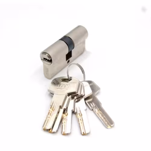 Security Cylinder START R, Cam 15mm 30x30 Nickel