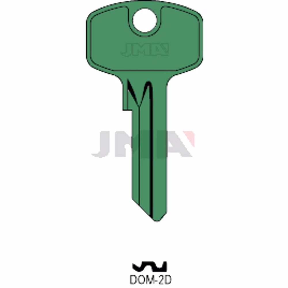 LLAVE JMA ALUMINIO (DOM-2D VERDE)