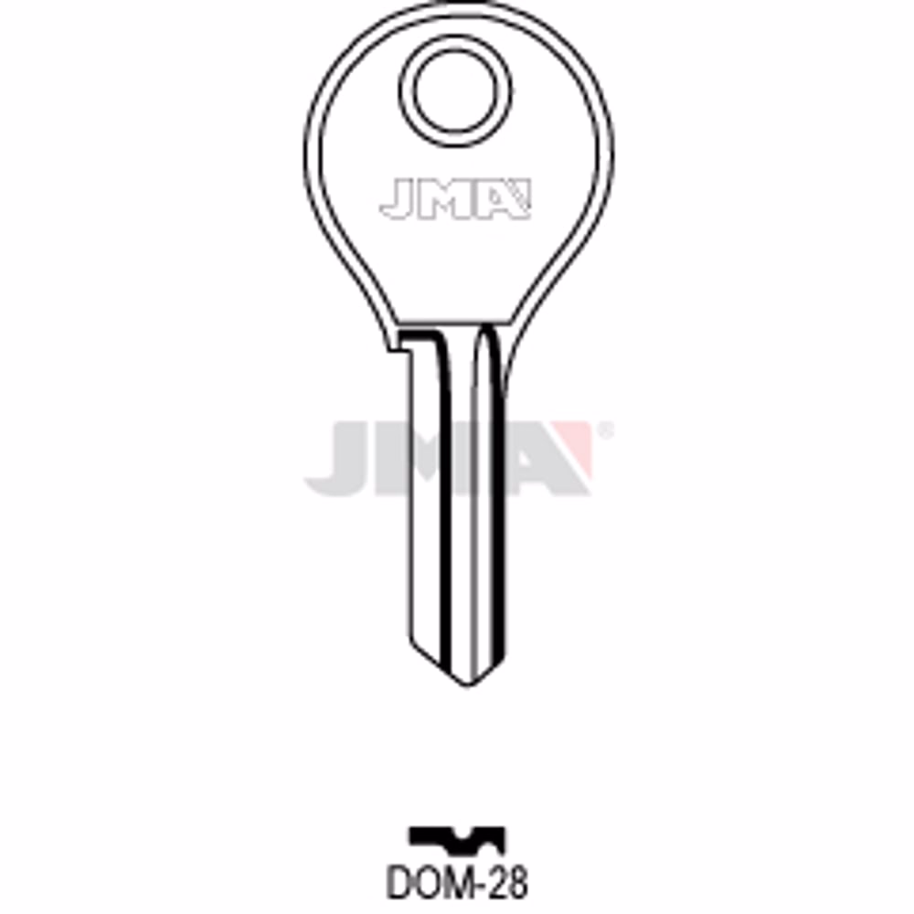 LLAVE JMA ACERO-C (DOM-28)