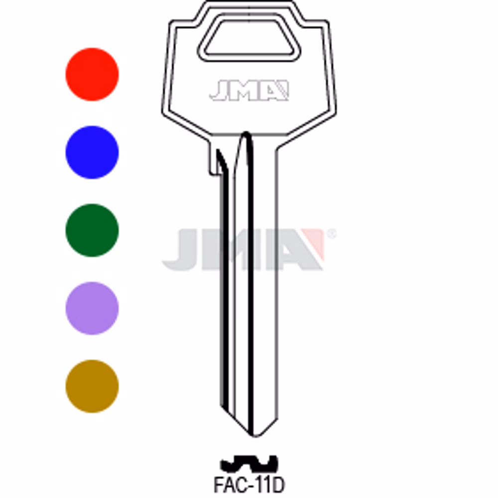 LLAVE JMA ALUMINIO (FAC-11D SURTIDO)