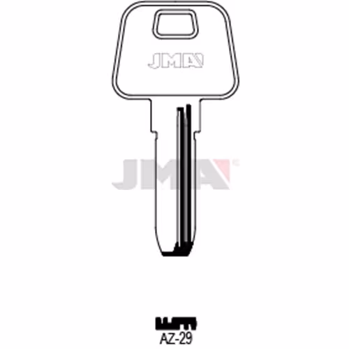 LLAVE JMA LATON SEGURIDAD (AZ-29)