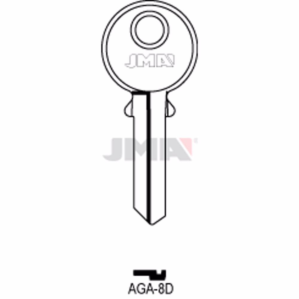 LLAVE JMA ACERO-B (AGA-8D)