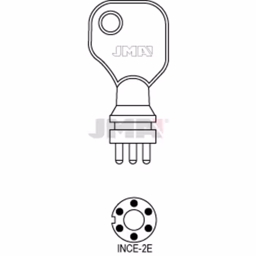 LLAVE JMA LATON SEGURIDAD (INCE-2E)