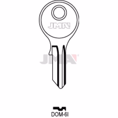LLAVE JMA ACERO-B (DOM-6I)