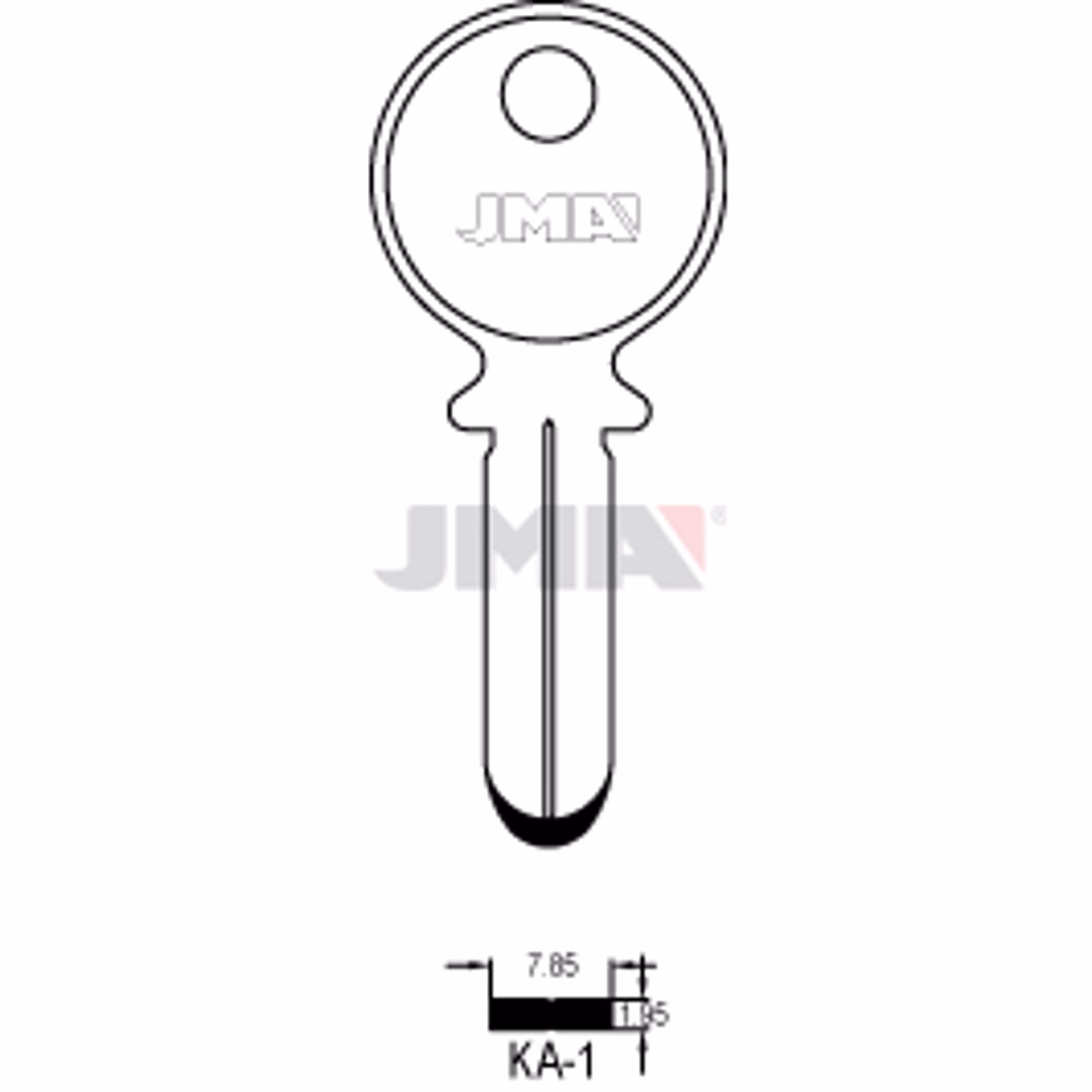 LLAVE JMA ALPACA SEGURIDAD (KA-1)