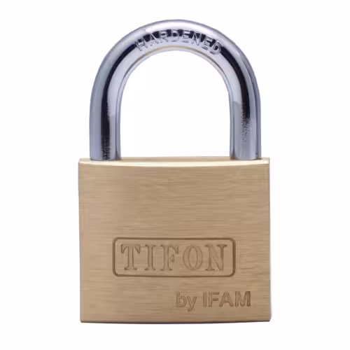 Brass Padlock Tifon Serie Standard Shackle TF50
