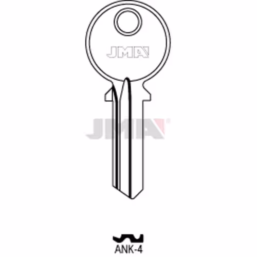 LLAVE JMA ACERO-C (ANK-4)