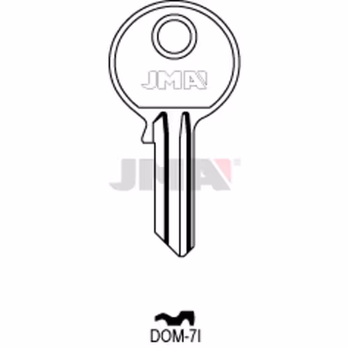 LLAVE JMA ACERO-B (DOM-7I)
