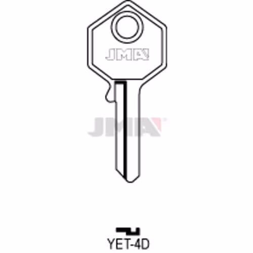 LLAVE JMA ACERO-C (YET-4D)