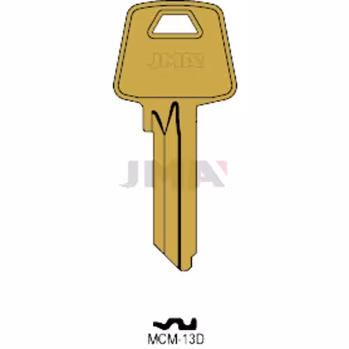 LLAVE JMA ALUMINIO (MCM-13D ORO)