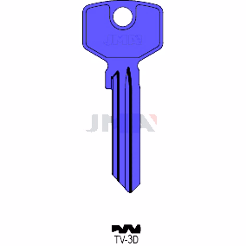 LLAVE JMA ALUMINIO (TV-3D AZUL)