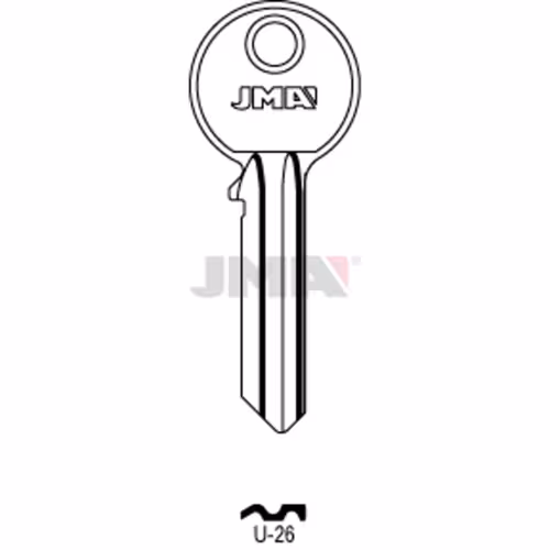 LLAVE JMA ACERO-C (U-26)