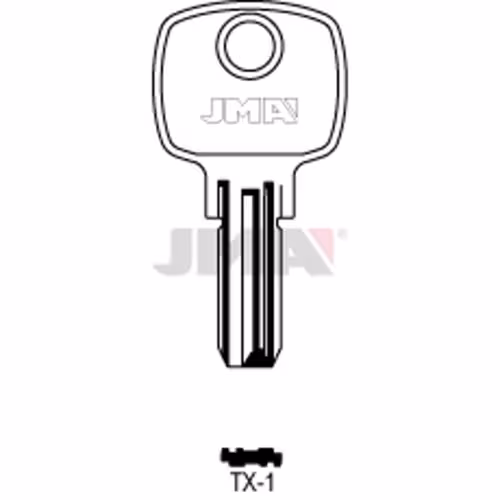 LLAVE JMA LATON SEGURIDAD (TX-1)