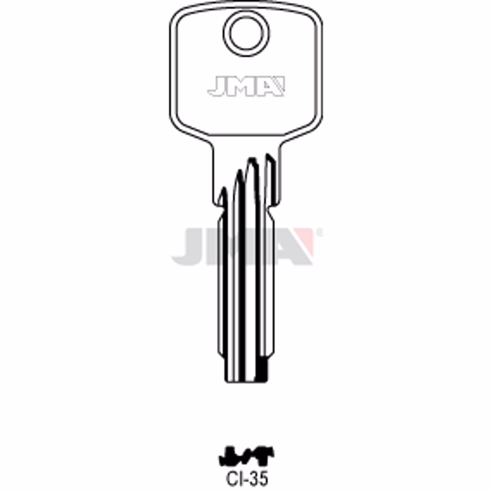 LLAVE JMA LATON SEGURIDAD (CI-35)