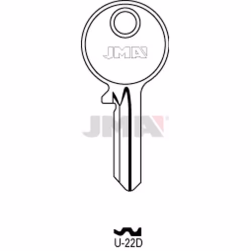 LLAVE JMA ACERO-C (U-22D)