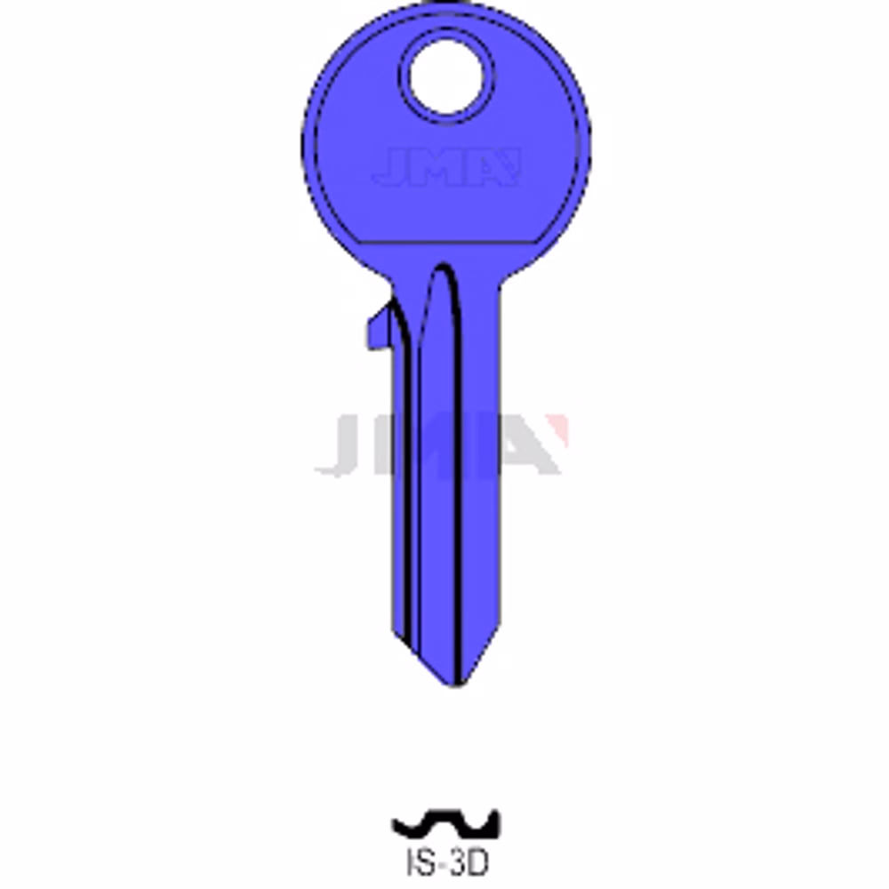 LLAVE JMA ALUMINIO (IS-3D AZUL)
