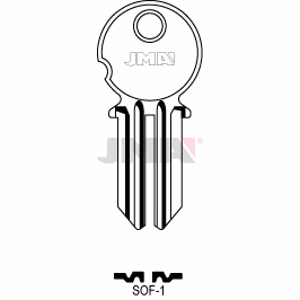 LLAVE JMA ACERO-C (SOF-1)