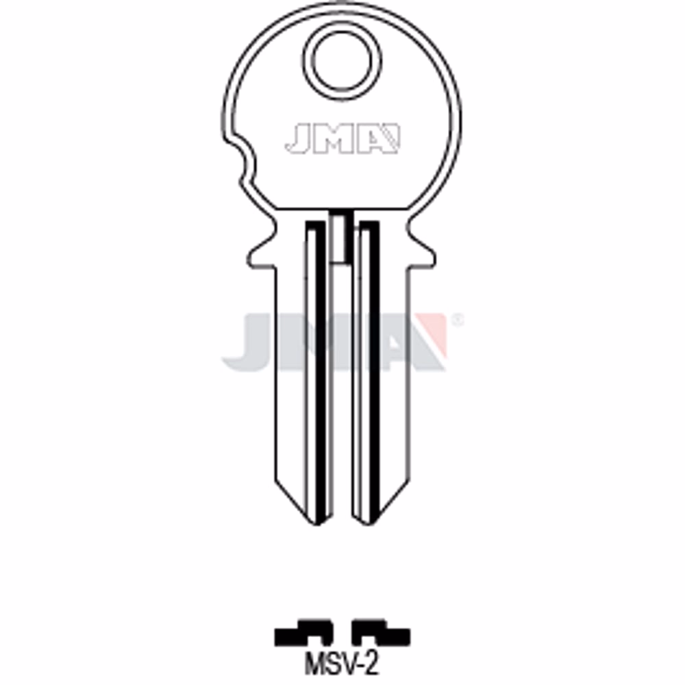 LLAVE JMA ACERO-C (MSV-2)