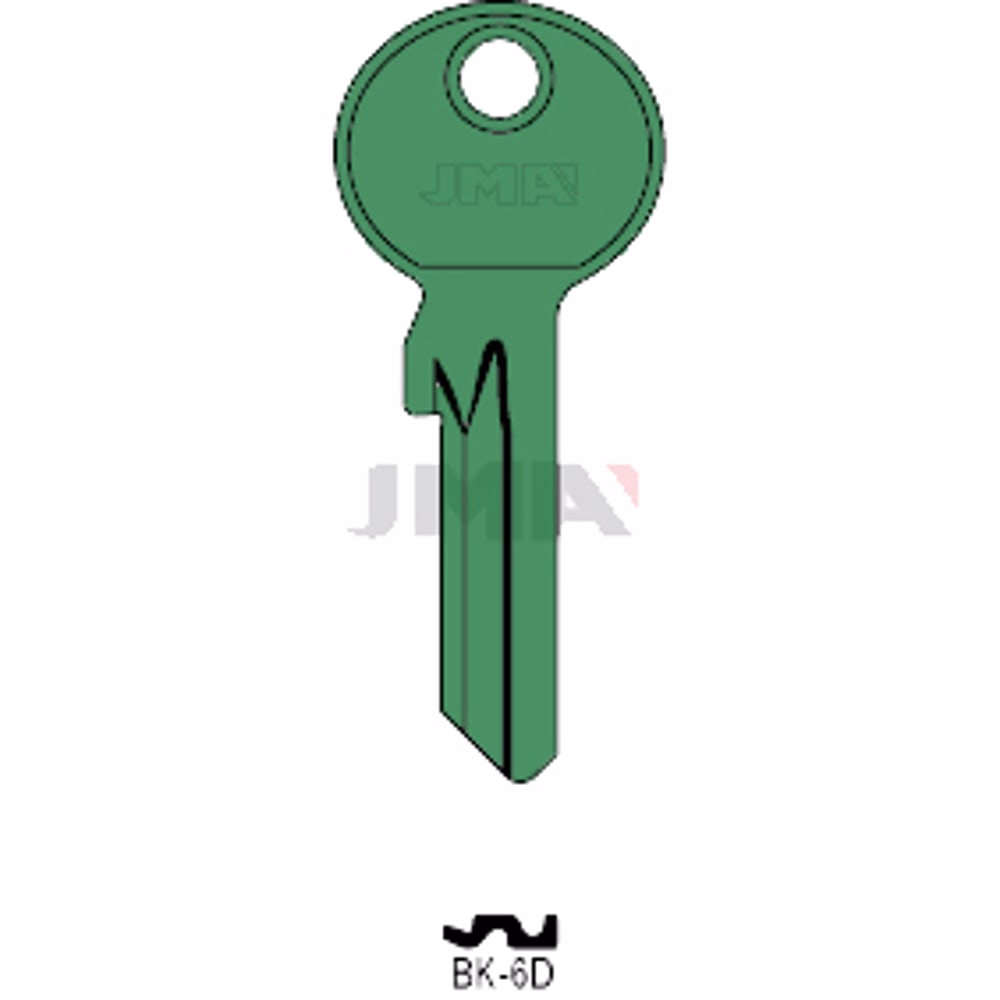 LLAVE JMA ALUMINIO (BK-6D VERDE)