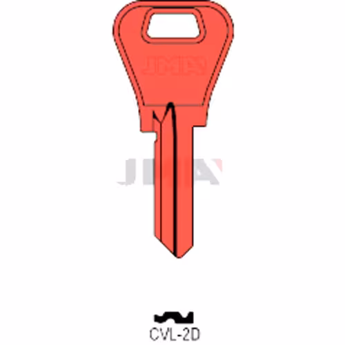 LLAVE JMA ALUMINIO (CVL-2D ROJO)