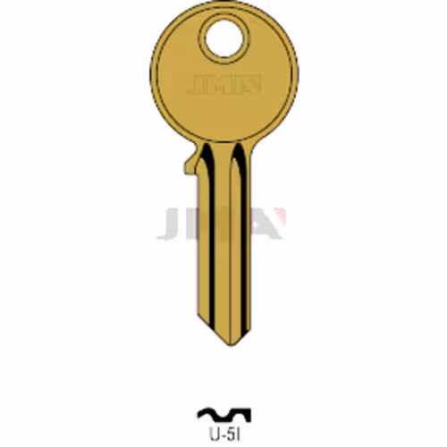 LLAVE JMA ALUMINIO (U-5I ORO)