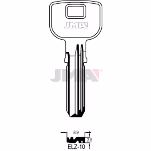 LLAVE JMA LATON SEGURIDAD (ELZ-10)