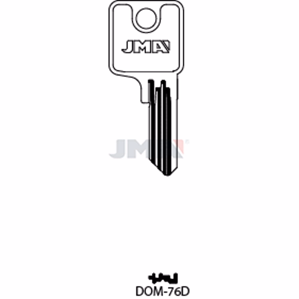 LLAVE JMA ACERO-C (DOM-76D)