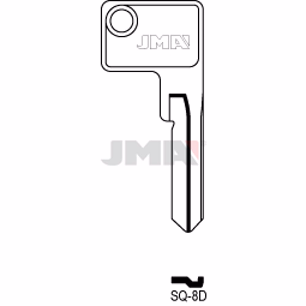 LLAVE JMA ACERO-C (SQ-8D)