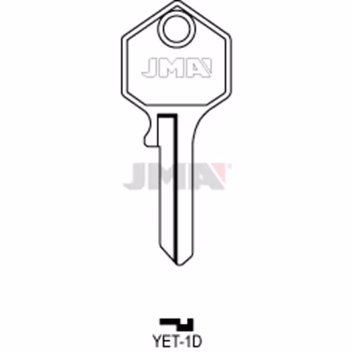 LLAVE JMA ACERO-C (YET-1D)