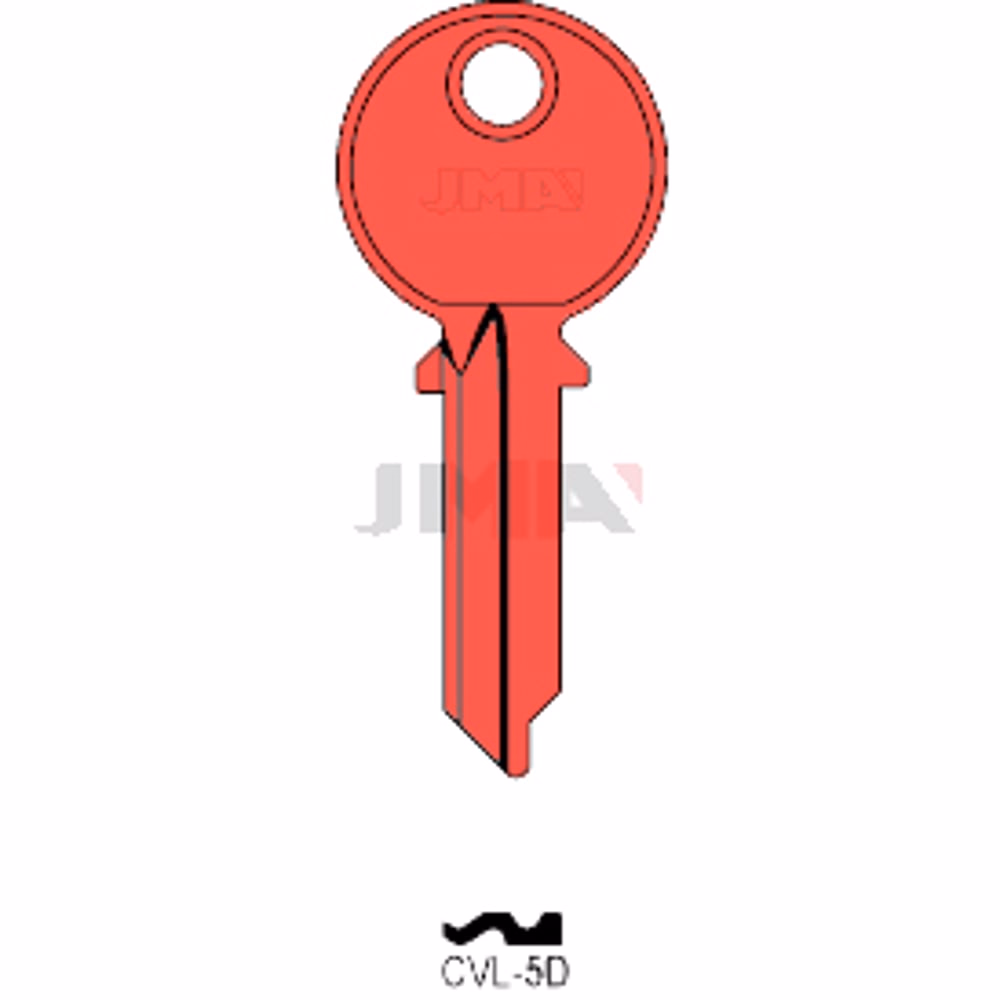 LLAVE JMA ALUMINIO (CVL-5D ROJO)