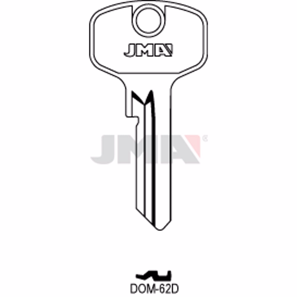 LLAVE JMA ACERO-C (DOM-62D)