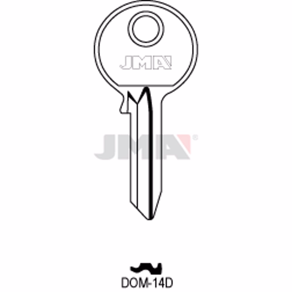 LLAVE JMA ACERO-B (DOM-14D)