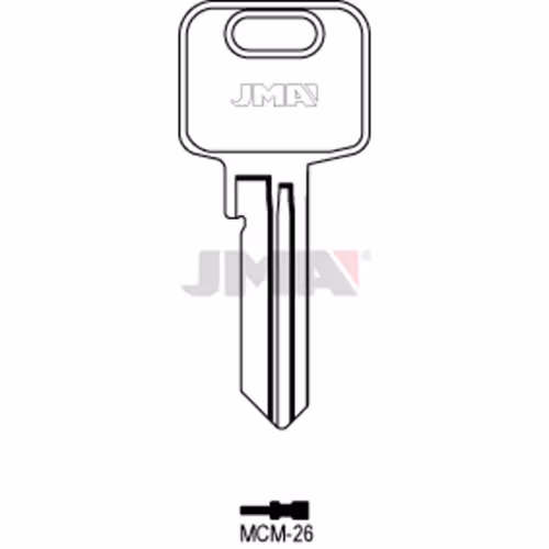 LLAVE JMA ACERO-B (MCM-26)