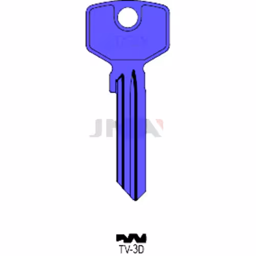 LLAVE JMA ALUMINIO (TV-3D AZUL)