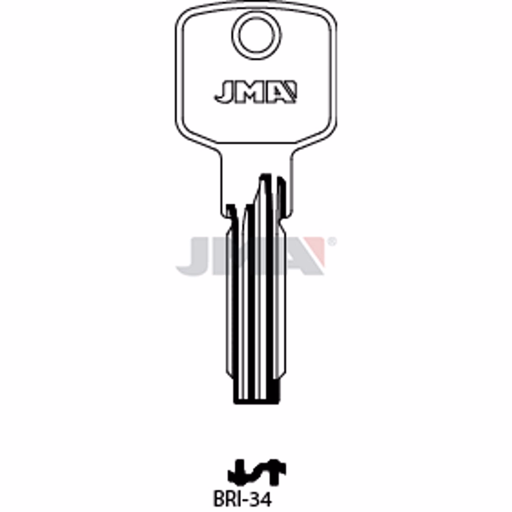 LLAVE JMA LATON SEGURIDAD (BRI-34)