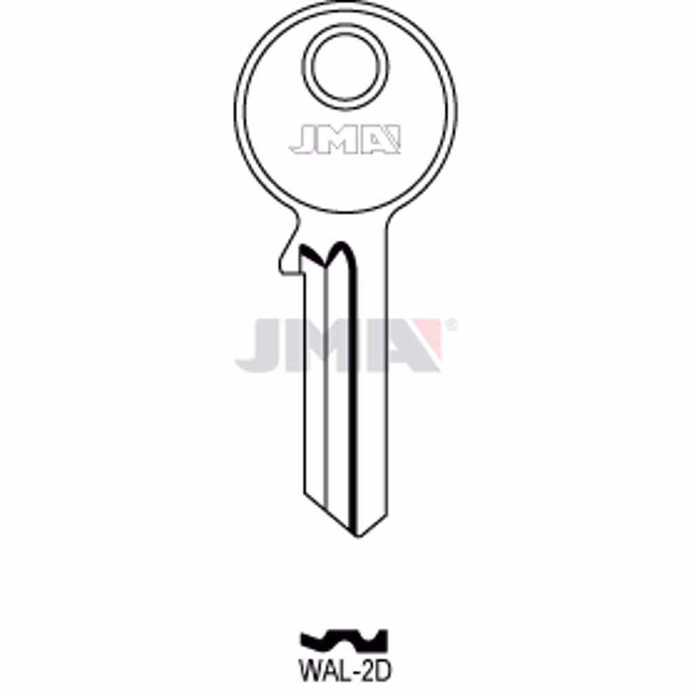 LLAVE JMA ACERO-C (WAL-2D)