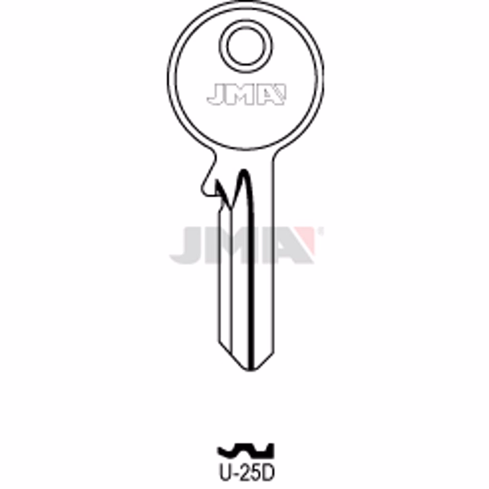 LLAVE JMA ACERO-C (U-25D)