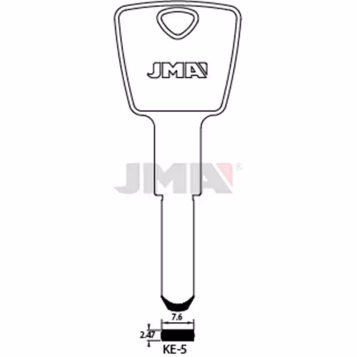 LLAVE JMA ALPACA SEGURIDAD (KE-5)
