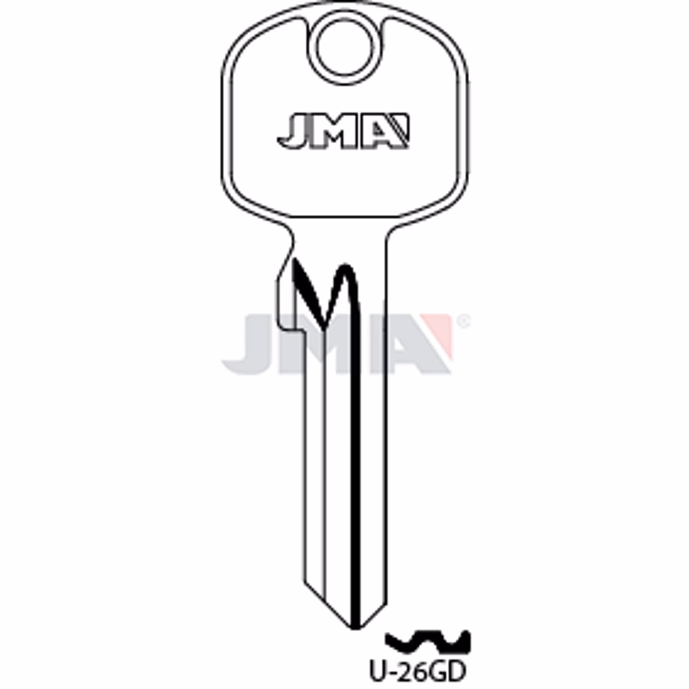 LLAVE JMA ACERO-C (U-26GD)