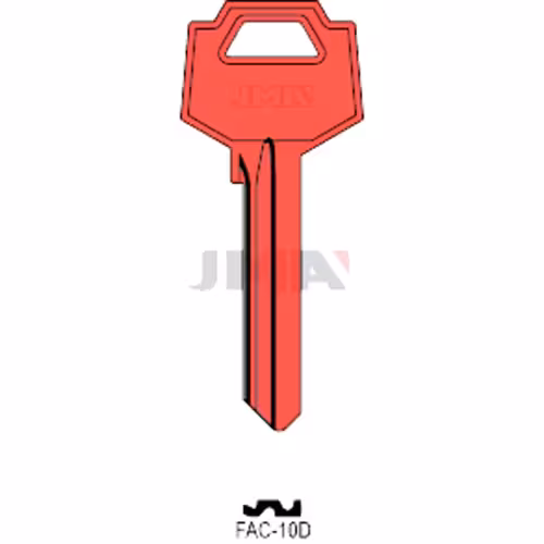 LLAVE JMA ALUMINIO (FAC-10D ROJO)