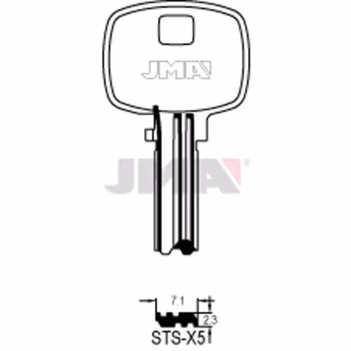 LLAVE JMA LATON SEGURIDAD (STS-X5)