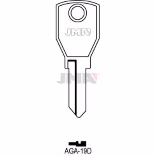 LLAVE JMA ACERO-B (AGA-19D)