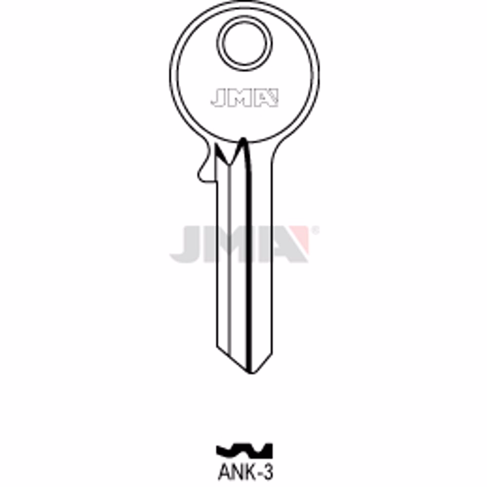 LLAVE JMA ACERO-C (ANK-3)