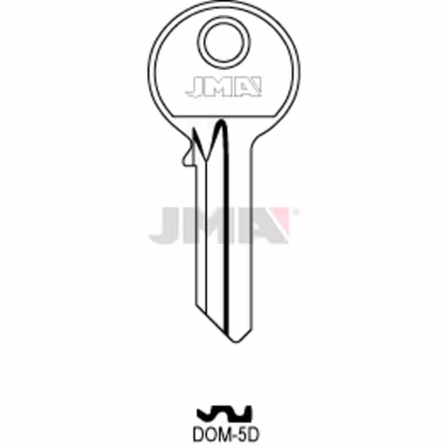LLAVE JMA ACERO-C (DOM-5D)