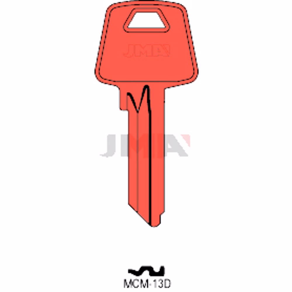 LLAVE JMA ALUMINIO (MCM-13D ROJO)