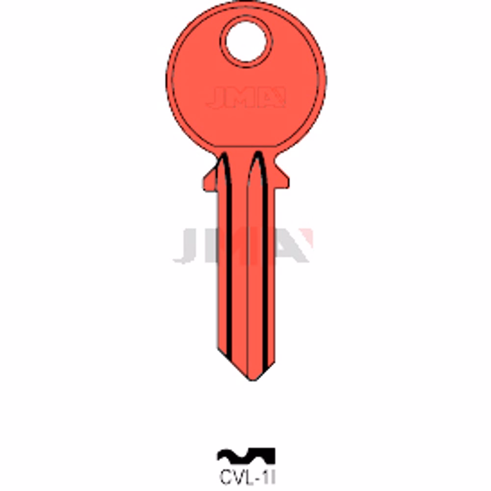 LLAVE JMA ALUMINIO (CVL-1I ROJO)