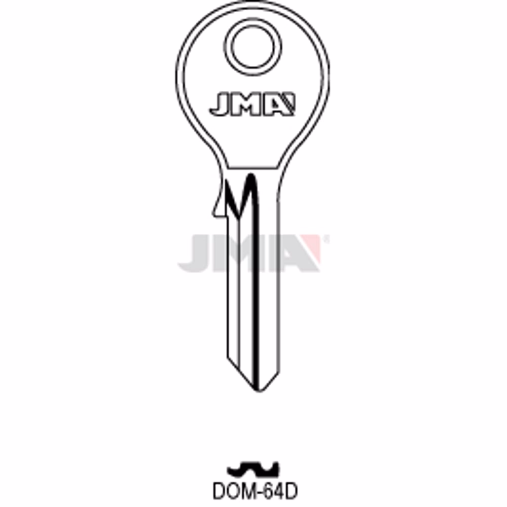 LLAVE JMA ACERO-C (DOM-64D)